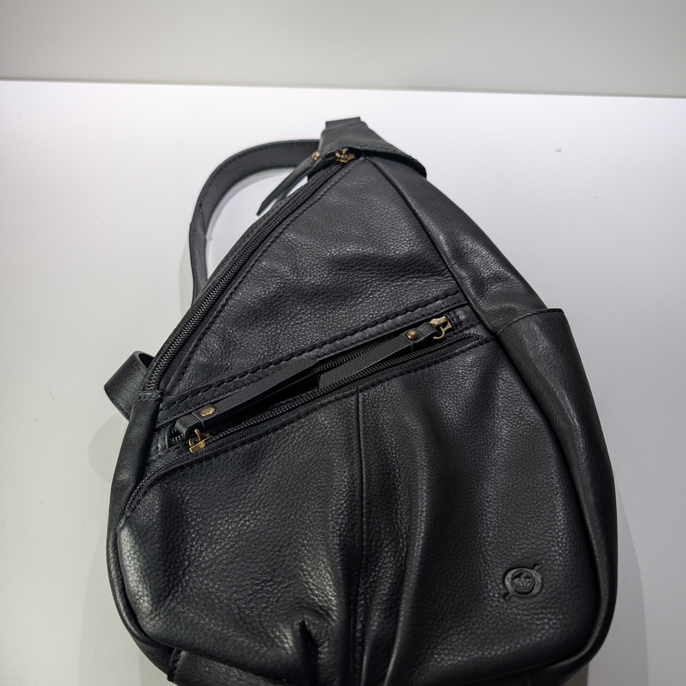 Born Black Leather Belt Bag - Women's Sling